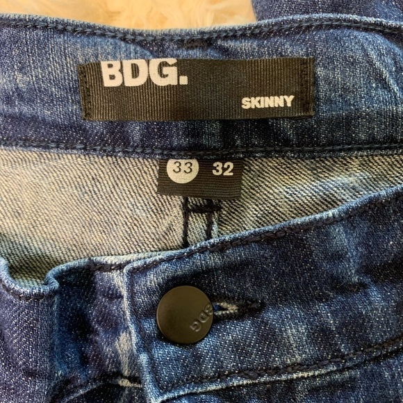 Men’s Skinny Jeans By BDG Dark Stone Wash - Picture 6 of 7